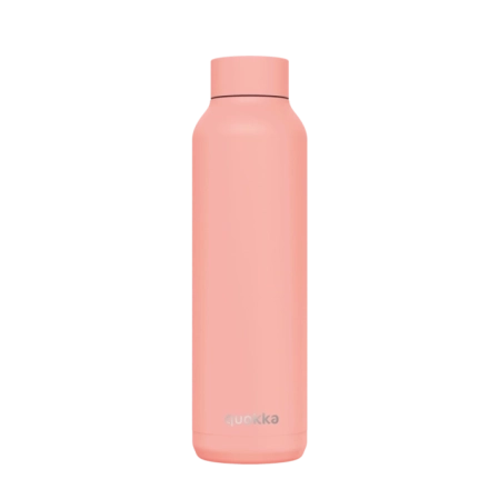 QUOKKA BOTELLA TERMO ACERO INOXIDABLE SOLID PASTEL PEACH 630 ML