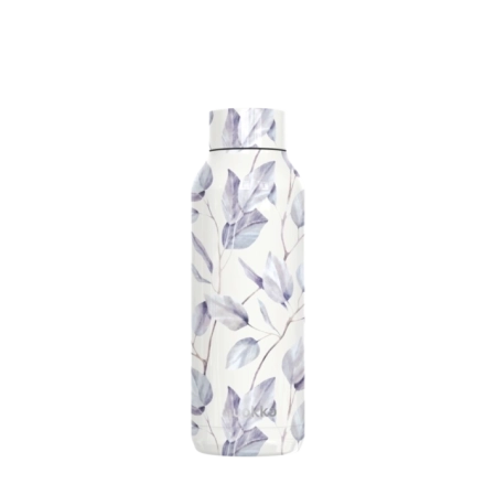 QUOKKA BOTELLA TERMO ACERO INOXIDABLE SOLID GRAY BOUQUET 510 ML