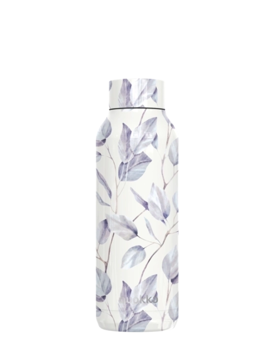 QUOKKA BOTELLA TERMO ACERO INOXIDABLE SOLID GRAY BOUQUET 510 ML