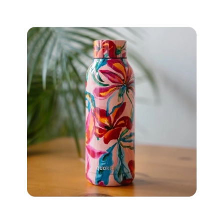 QUOKKA BOTELLA TERMO ACERO INOXIDABLE SOLID TROPICAL 510 ML