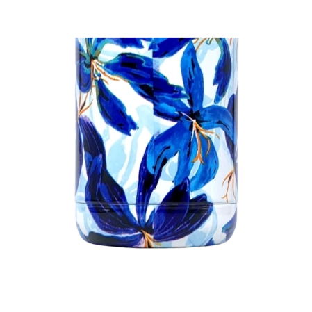 QUOKKA BOTELLA TERMO ACERO INOXIDABLE SOLID BLUE HIBISCUS 630 ML