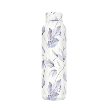 QUOKKA BOTELLA TERMO ACERO INOXIDABLE SOLID GRAY BOUQUET 630 ML