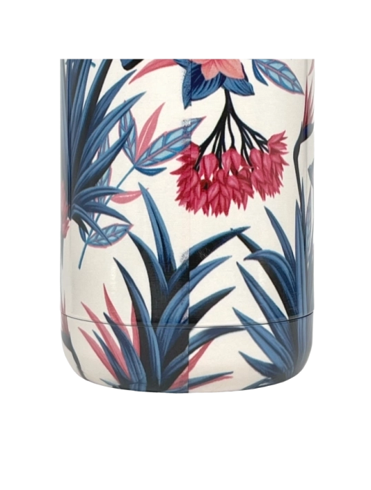 QUOKKA BOTELLA TERMO ACERO INOXIDABLE SOLID BLUE GARDEN 630 ML