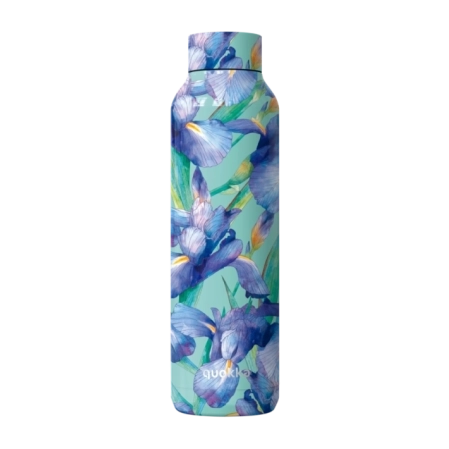 QUOKKA BOTELLA TERMO ACERO INOXIDABLE SOLID BLUE IRISES 850 ML