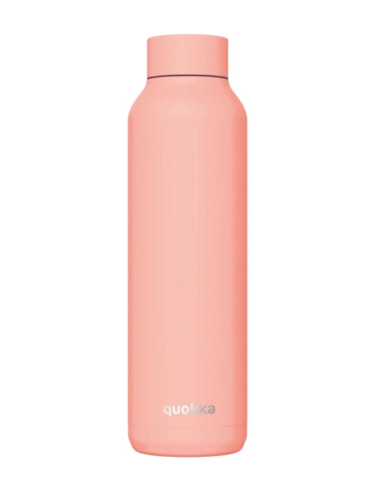 QUOKKA BOTELLA TERMO ACERO INOXIDABLE SOLID PASTEL PEACH 850 ML