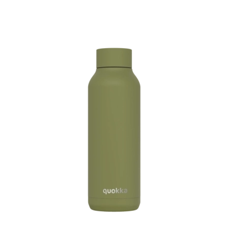 QUOKKA BOTELLA TERMO ACERO INOXIDABLE SOLID OLIVE GREEN 510 ML