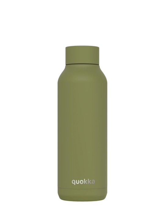 QUOKKA BOTELLA TERMO ACERO INOXIDABLE SOLID OLIVE GREEN 510 ML