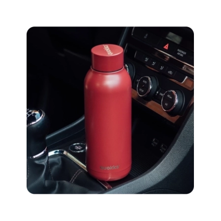 QUOKKA BOTELLA TERMO ACERO INOXIDABLE SOLID FIREBRICK RED 510 ML