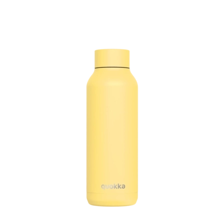 QUOKKA BOTELLA TERMO ACERO INOXIDABLE SOLID LIGHT YELLOW 510 ML