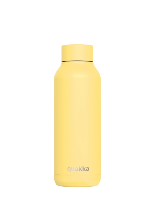 QUOKKA BOTELLA TERMO ACERO INOXIDABLE SOLID LIGHT YELLOW 510 ML