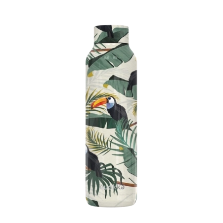 QUOKKA BOTELLA TERMO ACERO INOXIDABLE SOLID TROPICAL 630 ML
