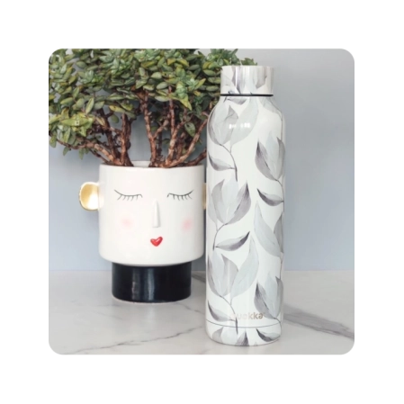 QUOKKA BOTELLA TERMO ACERO INOXIDABLE SOLID COTTON 630 ML