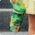 QUOKKA KIDS BOTELLA TERMO ACERO INOXIDABLE CON SIPPER POP DINOSAURS JUNGLE 445 ML