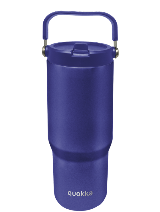 QUOKKA VASO COOL TERMO ACERO INOXIDABLE CON ASA CORE DUSK BLUE 860 ML