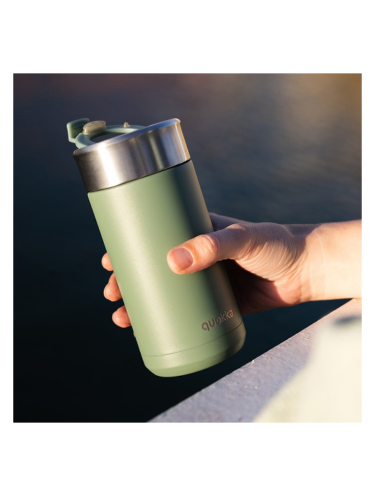 QUOKKA VASO CAFE TERMICO ACERO INOXIDABLE BOOST PINE 400 ML