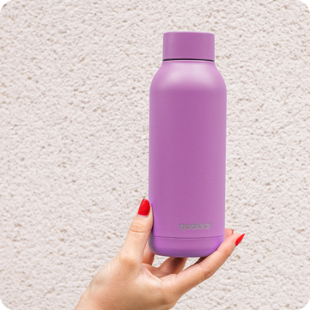 QUOKKA BOTELLA TERMO ACERO INOXIDABLE SOLID AMETHYST PURPLE 510 ML