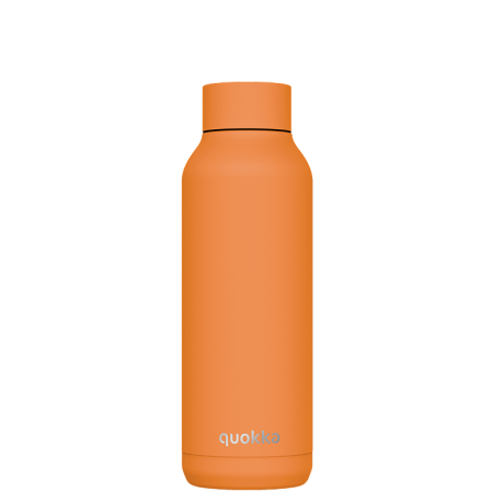 QUOKKA BOTELLA TERMO ACERO INOXIDABLE SOLID PAPAYA ORANGE 510 ML