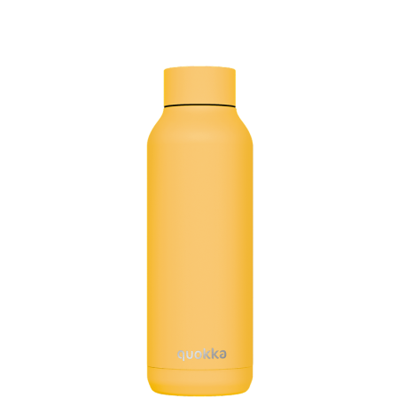 QUOKKA BOTELLA TERMO ACERO INOXIDABLE SOLID SAFFRON YELLOW 510 ML