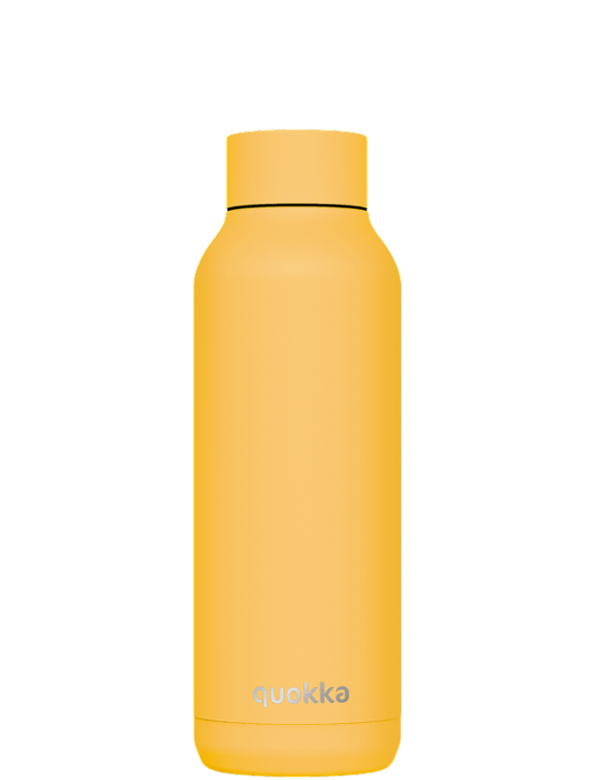 QUOKKA BOTELLA TERMO ACERO INOXIDABLE SOLID SAFFRON YELLOW 510 ML