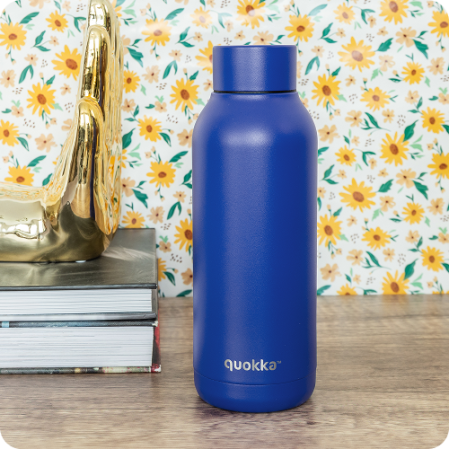 QUOKKA BOTELLA TERMO ACERO INOXIDABLE SOLID DUSK BLUE 510 ML