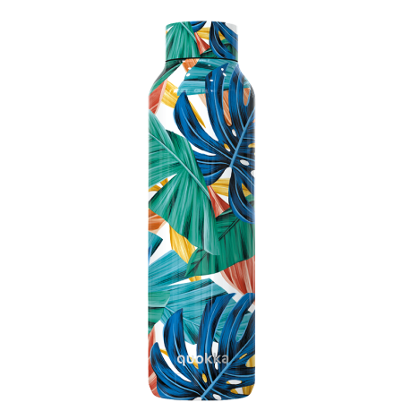 QUOKKA BOTELLA TERMO ACERO INOXIDABLE SOLID COLOR JUNGLE 630 ML