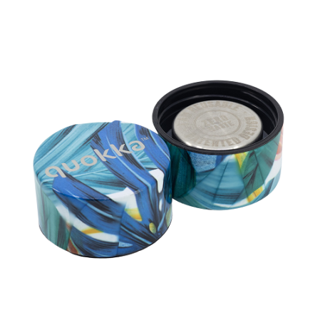 QUOKKA BOTELLA TERMO ACERO INOXIDABLE SOLID COLOR JUNGLE 630 ML
