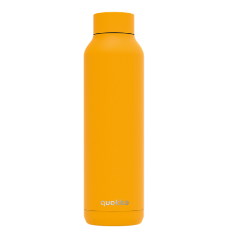 QUOKKA BOTELLA TERMO ACERO INOXIDABLE SOLID AMBER YELLOW 630 ML