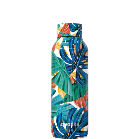 QUOKKA BOTELLA TERMO ACERO INOXIDABLE SOLID COLOR JUNGLE 510 ML