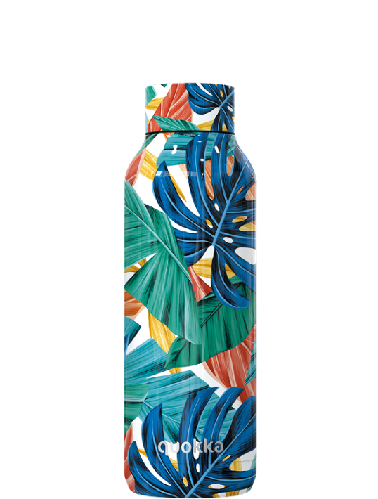 QUOKKA BOTELLA TERMO ACERO INOXIDABLE SOLID COLOR JUNGLE 510 ML