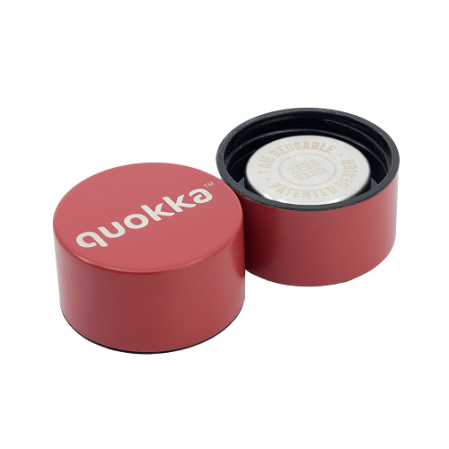 QUOKKA BOTELLA TERMO ACERO INOXIDABLE SOLID FIREBRICK RED 510 ML