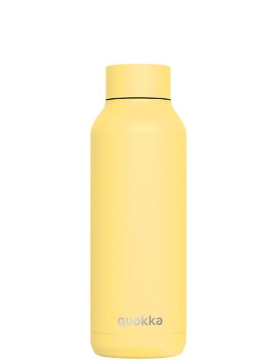 QUOKKA BOTELLA TERMO ACERO INOXIDABLE SOLID LIGHT YELLOW 510 ML