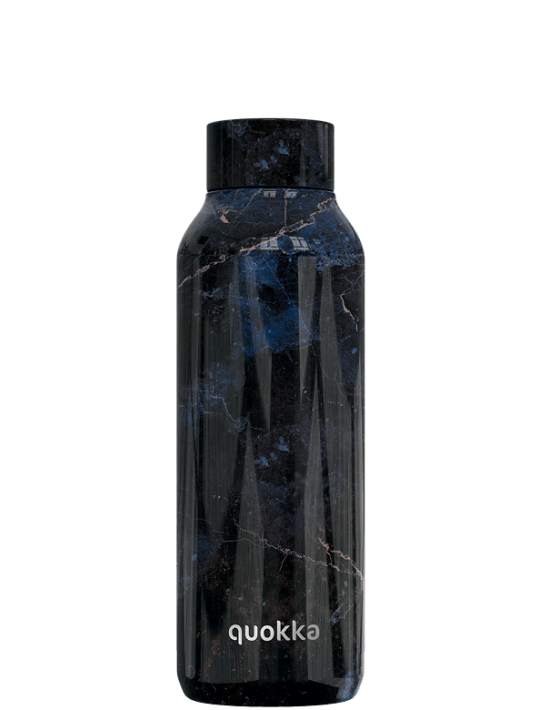 QUOKKA BOTELLA TERMO ACERO INOXIDABLE SOLID BLACK MARBLE 510 ML
