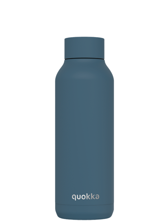 QUOKKA BOTELLA TERMO ACERO INOXIDABLE SOLID STONE BLUE 510 ML