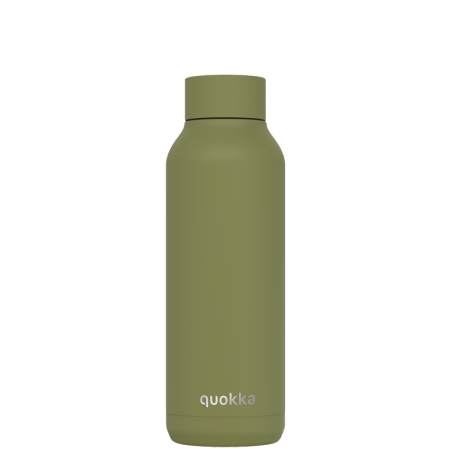 QUOKKA BOTELLA TERMO ACERO INOXIDABLE SOLID OLIVE GREEN 510 ML