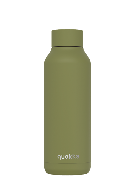 QUOKKA BOTELLA TERMO ACERO INOXIDABLE SOLID OLIVE GREEN 510 ML