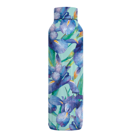 QUOKKA BOTELLA TERMO ACERO INOXIDABLE SOLID BLUE IRISES 630 ML