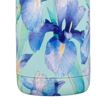 QUOKKA BOTELLA TERMO ACERO INOXIDABLE SOLID BLUE IRISES 630 ML