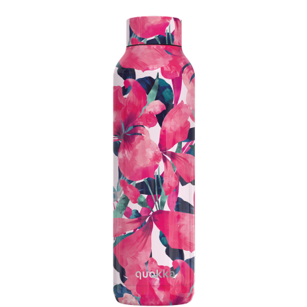 QUOKKA BOTELLA TERMO ACERO INOXIDABLE SOLID PINK BLOOM 630 ML
