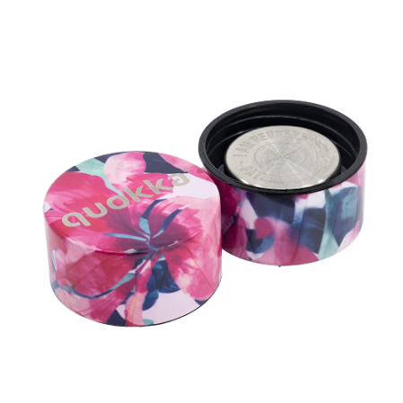QUOKKA BOTELLA TERMO ACERO INOXIDABLE SOLID PINK BLOOM 630 ML