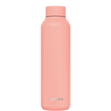 QUOKKA BOTELLA TERMO ACERO INOXIDABLE SOLID PASTEL PEACH 630 ML