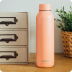 QUOKKA BOTELLA TERMO ACERO INOXIDABLE SOLID PASTEL PEACH 630 ML