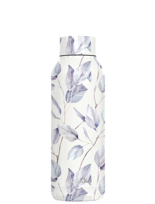 QUOKKA BOTELLA TERMO ACERO INOXIDABLE SOLID GRAY BOUQUET 510 ML