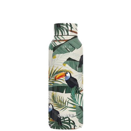 QUOKKA BOTELLA TERMO ACERO INOXIDABLE SOLID TROPICAL 510 ML