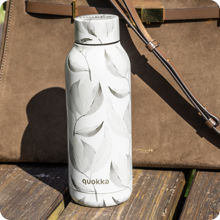 QUOKKA BOTELLA TERMO ACERO INOXIDABLE SOLID COTTON 510 ML