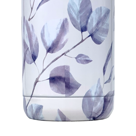 QUOKKA BOTELLA TERMO ACERO INOXIDABLE SOLID GRAY BOUQUET 630 ML