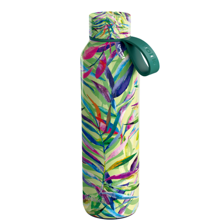 QUOKKA BOTELLA TERMO ACERO INOXIDABLE SOLID CON COLGADOR COLOR NATURE 630 ML