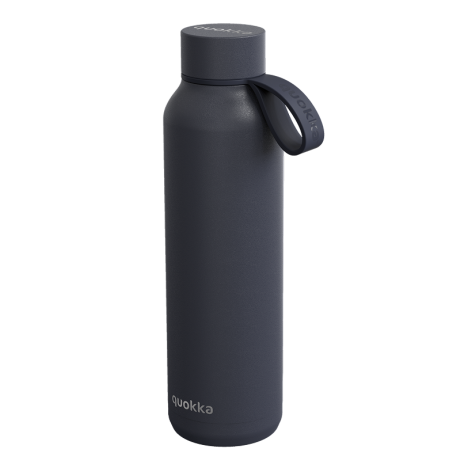 QUOKKA BOTELLA TERMO ACERO INOXIDABLE SOLID CON COLGADOR SLATE 630 ML