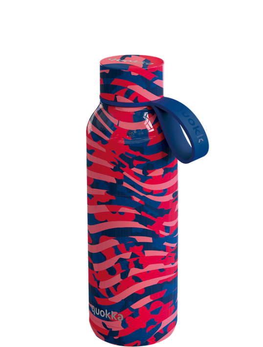 QUOKKA BOTELLA TERMO ACERO INOXIDABLE SOLID CON COLGADOR CLASH 510 ML
