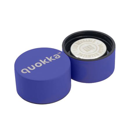 QUOKKA BOTELLA TERMO ACERO INOXIDABLE SOLID CON COLGADOR DUSK BLUE 510 ML