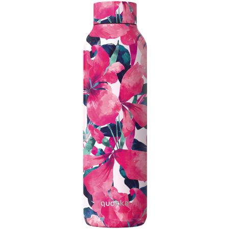 QUOKKA BOTELLA TERMO ACERO INOXIDABLE SOLID PINK BLOOM 850 ML